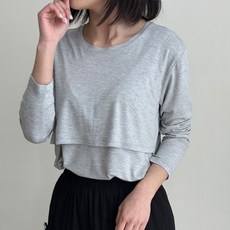 블룸마터니티 베이직 수유 티셔츠