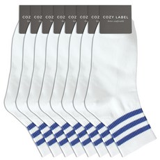 코지라벨 여성용 컬러링글 스포티 양말 8p