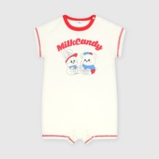 牛奶寶寶兒童款小嬰兒連身衣太空服連身衣