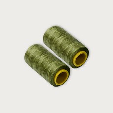 初學者適用編織蠟線 1mm*220m, 橄欖綠, 2個