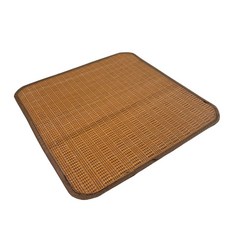 美思夢碳化雙竹坐墊1入, 天然孟宗竹, 透氣涼爽, 四季通用, 居家辦公車用, 1入