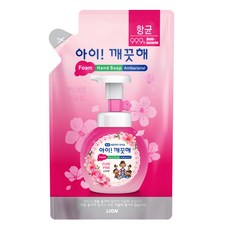 아이깨끗해 향균 폼 핸드솝 퓨어핑크 리필, 200ml, 1개