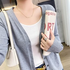 안다로미 여성용 베이브이 가디건