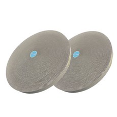 펫츠몬 고양이 더 커져 눕기 편한 원형 B골 스크래쳐 대형 리필, 혼합색상, 2개