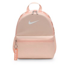 NIKE 耐吉 小後背包 童包 運動包 書包 旅行小包 DR6091-664, 粉橘色, 1個