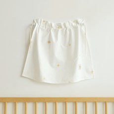 ChezBebe 刺繡汽車遮陽簾, 瑪格麗特款(象牙白), 1入