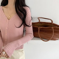 골지니트가디건