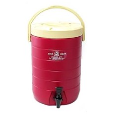 牛88 保溫冰桶 JH-31017 紅色 17L - 304不鏽鋼內膽、保冷保溫、附水龍頭, 1個