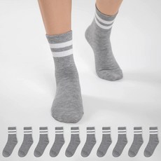 시너싹스 여성용 베이직 포인트 링글 중목 양말 10켤레 세트 너싹스 여성용 베이직 포인트 링글 중목 양말 10켤레 세트