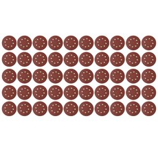 ZIO-BIZ 圓形砂紙 60 目 50 張套組 125mm X 125mm / 圓形砂紙, 1個