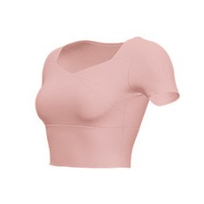 다사닷컴 여성용 슬림핏 피트니스 스포츠 요가 탑