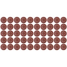 ZIO-BIZ 圓形砂紙 240 目 50 張套裝 125mm X 125mm / 圓形砂紙, 1個