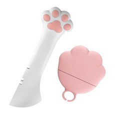 DING DONG PET 狗爪罐頭勺+蓋子, 粉色, 1組