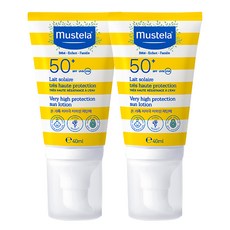 무스텔라 베리 하이 프로텍션 선 로션 SPF50+, 40ml, 2개