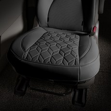 벤딕트 차량용 SUV 2열 독립시트 방석 커버, 블랙, 2개