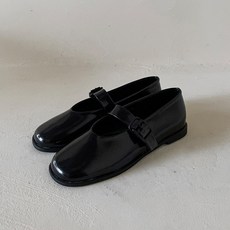 슈가펀 여성용 피넛 버클 스트랩 메리제인 로퍼 2cm