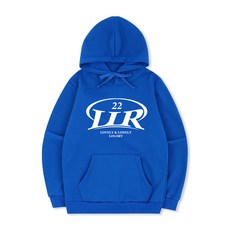 로로리 여성용 22LLR 기모 후드 티셔츠