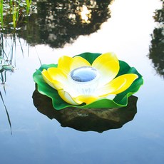 VISANG 太陽能荷花庭園燈, 黃色