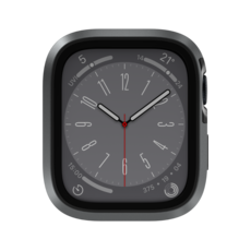 SwitchEasy 魚骨牌 Modern Hybrid 9H 鋼化玻璃鋁合金保護殼 Apple Watch 9/8/7 (45mm) 太空灰, Apple Watch 9/8/7 45mm, 1個