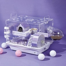 叮咚寵物 全方位倉鼠籠屋, 1個, A型