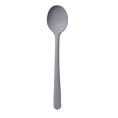 Kitchen Factory 糖果色矽膠迷你調理匙, 24cm, 深灰色, 1支