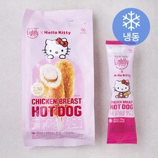 라이틀리 5곡 닭가슴살 핫도그 6개입 (냉동), 450g, 1개