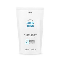 에뛰드 순정 약산성 6.5 휩 클렌저 리필, 1개, 150ml