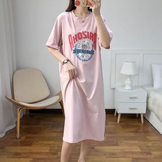 알럽홈 캐주얼 반팔 수유원피스