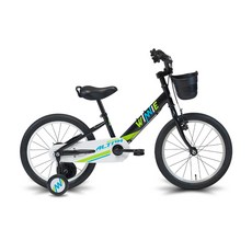 알톤스포츠 2022년형 위니 18 아동용 보조바퀴 자전거, 122cm, 블랙