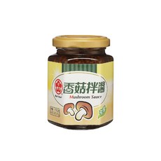 牛頭牌 香菇拌醬, 精選台灣在地香菇, 無防腐劑, 素食可食, 170g, 1罐