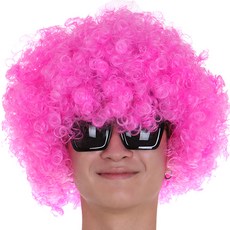 파티공구 점보 파티 가발, 핑크, 1개