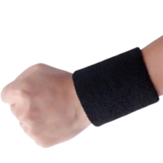 어스세이버 기본형 손목 아대 2p, 블랙