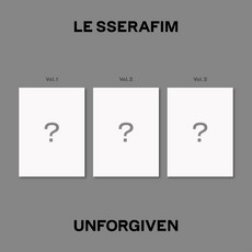 르세라핌 - 1st Studio Album UNFORGIVEN 랜덤발송 + 아웃박스 + 포토북 + CD-R + 포토카드 + 엽서 + 열감지 엽서 + 스티커 + 접지포스터 세트, 1CD