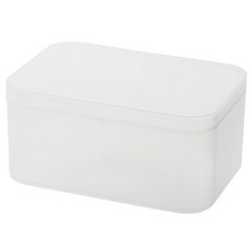 MUJI 無印良品 PP化妝盒 附蓋, 透明色, 1個