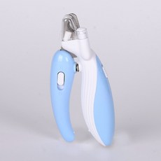 petoria 寵物 LED 可見安全趾甲剪 5.5 x 13 x 2.2cm, 藍色, 1個