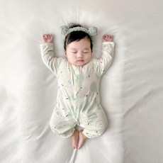 Bebeniz 幼兒款柔軟網狀純棉長袖太空服