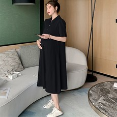 민성컴퍼니 카라셔츠 D라인 임산부 원피스