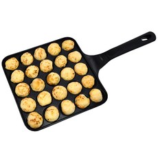 Dongwooliving Easy Cooker 25格 章魚燒烤盤, 23.5*23.5 公分, 23cm, 1入