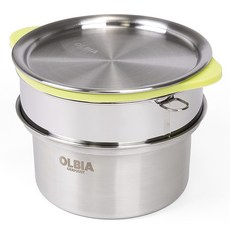 Olbia 304不鏽鋼可調節希臘優格乳清分離器, 1個, 銀色