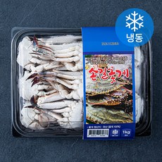 원미푸드 손질 꽃게 (냉동), 1kg, 1팩