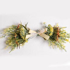 flowertree 莓果薰衣草花環, 黃色