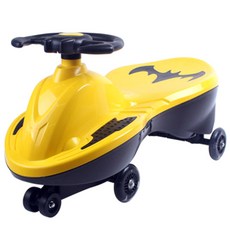 papa'stoy 蝙蝠車 扭扭車, 黃色, 1個