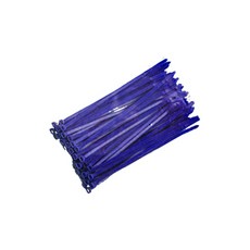 전선정리 케이블타이 청색 250mm, 500개, 블루