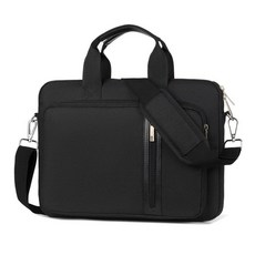 BAGnBAGs 충격완화 엠보싱 노트북 가방 NT-05, 블랙, 1개