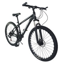 닥터바이크 원터치 21단 디스크브레이크 스틸프레임 MTB 자전거 ROCKET F-27 69.8cm, 멧블랙, 170cm, 1개