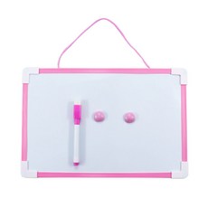 클리니스 미니 칠판 + 펜 + 자석 2p 세트 핑크, PVC