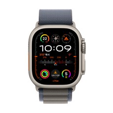 Apple 애플워치 Ultra 2 티타늄 알파인 루프, 블루, Small, 49mm, GPS+Cellular