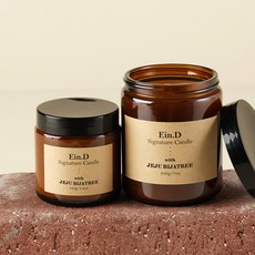 에인디 시그니처 캔들 100g + 200g 세트, 제주비자, 1세트