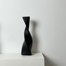 EVER HOUSE 線圈藝術擺飾花瓶, 黑色