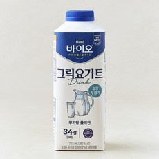 매일바이오 그릭요거트 드링크 무가당, 1개, 1개입, 710ml